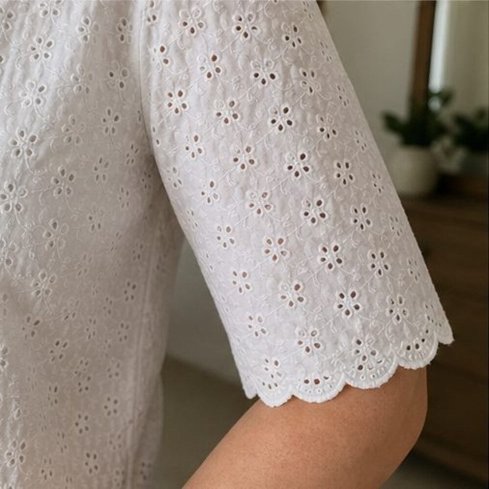 Taupe Wrap Blouse - Picture 5 of 6